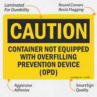 Container Safety Sign