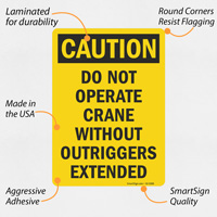 Warning: Extend Crane Outriggers