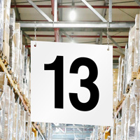 Hanging Aisle Sign Number 13