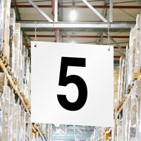 Hanging Aisle Sign Number 5