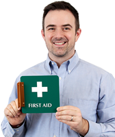 First Aid with Symbol Signs