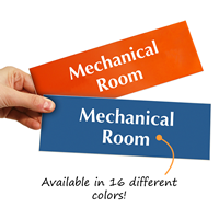 Mechanical room signs
