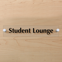 Student Lounge Sign