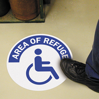 Handicap Symbol SlipSafe Floor Signs