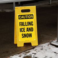 Caution Falling Ice And Snow FloorBoss Signs