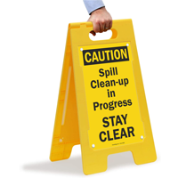 FloorBoss  Stay Clear Sign