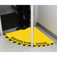 SlipSafe™ Revolving Door Floor Sign