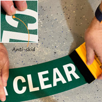 Anti Skid First Aid Kit Floor Decals