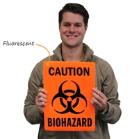 Caution Biohazard Signs
