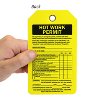 Hot Work Permit Tag Do Not Remove This Tag
