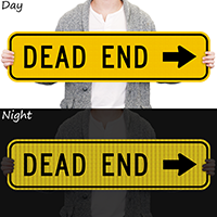 Dead End Right Arrow Symbol Sign