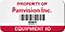 Personalized Property Name, Barcode, Numbering Asset Identification Tag