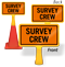 Survey Crew ConeBoss Sign