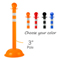 Pole Stanchions With DOT Stripes
