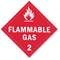 Flammable Gas Placard