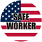 Safe Worker Hard Hat Labels