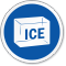 Ice Symbol ISO Circle Sign