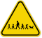 ISO School Kids and Dog Crossing Symbol Sign
