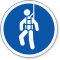 Wear Safety Harness ISO Sign