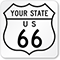 Custom State Route Marker Sign