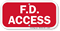 FD Access Sign
