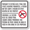 Firearms or Other Weapons Prohibited Sign