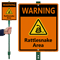 Warning Rattlesnake Area LawnBoss Sign