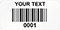 Rectangular Custom Template - Barcode