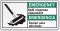 Bilingual Spill Response Equipment Emergency Label