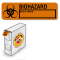 Biohazard Hazard Identity Label
