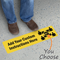 Add Your Custom Social Distancing Instructions Floor Sign