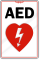 AED with Graphic Sign