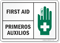 First Aid Bilingual Sign