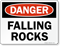 Do Not Climb on Rocks Signs | Rockfall Warning Signs