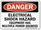Electrical Hazard Equipment Has Multiple Power Sources Sign