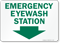 Emergency Eyewash Station Sign