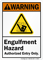 Engulfment Hazard Authorized Entry Only ANSI Warning Sign