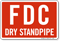 FDC Dry Standpipe Red Sign
