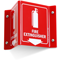 Fire Extinguisher Projecting Directional Sign