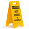 Caution Hot Work In Progress Sign