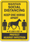Maintain Social Distancing Keep 1 Horse Apart Sign