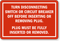 Manufactured Home Service Equipment Warning Label