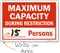 Maximum Capacity During Restriction Sign