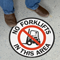 No Forklifts in this Area SlipSafe Floor Sign