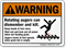 Rotating Augers Can Dismember, Keep Clear Sign
