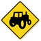 Tractor Symbol - Traffic Sign